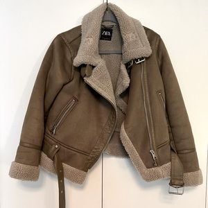 Zara aviator jacket.